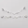 Elegante Sicherheitskette mit Stern und Mond aus Zirkonia für DIY-Schmuckdesign - Stil 9 Stern Mond (Dick Versilbert)