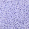 Irisierende lavendelfarbene Glasperlen für handgefertigte DIY-Schmuckzubehörteile - 3mm (10g/Packung) / Hellblau