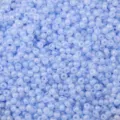Irisierende hellblaue Glasperlen für die DIY-Schmuckherstellung und Bastelzubehör - 3mm (10g/Packung) / Azurblau