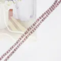 Cuentas redondas de ojo de gato lavanda para manualidades de joyería DIY - Púrpura Taro