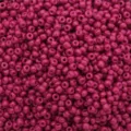 Magenta 3mm solid color baking paint glass seed beads for DIY jewelry and crafts - 3mm 450g Approx. 15000pcs / Deep Rose Red