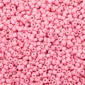 3mm pink solid color baked paint seed beads for DIY jewelry making - 3mm 450g Approx. 15000pcs / Korean Pink
