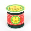 Extra feiner dunkelgrüner Jadefaden auf Spule für DIY Armband und Schmuckherstellung Weben - 0.4mm 150 Yards / Dunkelgrün