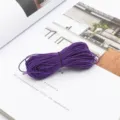 Purple high-elastic round cord for DIY sewing projects and various handmade accessories - 1mm 25m/Bundle / Purple