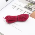Magenta round elastic cord bundle for DIY sewing and jewelry making - 1mm 25m/Bundle / Burgundy