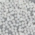 Perles d'imitation ABS à dos plat couleur AB irisée pour fabrication d'accessoires - 5mm (500 Pièces/Paquet) / Beige