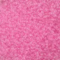 Perline a semina laccate rosa trasparente per creazione di gioielli fai da te e hobby - Rosa Rosa