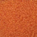 Perline di precisione arancioni trasparenti laccate per la creazione di gioielli fai da te - Rosso Arancio