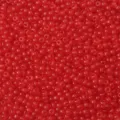 Perline di semi rosse trasparenti premium per creazione di gioielli fai-da-te e accessori - 4mm (Apertura circa 1mm, 10g/confezione circa 140pcs) / Rosso