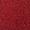 Perline di vetro rosso traslucido lucido per la creazione di gioielli fai-da-te fatti a mano - Rosso scuro
