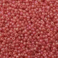 Hochwertige irisierende rosa Glasperlen für DIY-Schmuckherstellung und Basteln - 3mm (10g/Packung) / Magenta
