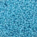 Kleine irisierende hellblaue Glasperlen für handgefertigte DIY-Schmuckherstellung - 3mm (10g/Packung) / Wolkenblau