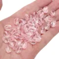10x8mm pink coffee bean shaped glass beads for handmade DIY jewelry necklace bracelets - Coffee Bean Style (BBD349) / 20Pcs/Pack / Pink
