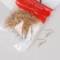 Large pack of golden DIY fish hook earwires for handmade jewelry making crafts - French Ear Hook Style (FRB011) / 20x22mm (200 Pieces/Pack) / KC Gold