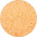 Matte peach orange frosted seed beads for DIY handmade necklaces and bracelet crafting materials - Approx. 660 Pieces / Peach Yellow