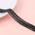 Faceted black glass beads for DIY jewelry making and handicraft accessories - Black Style (BBD222) / 2mm (Approx. 185 Pieces) / Black