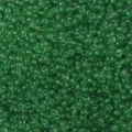 Perline di vetro verde trasparente per creazione di gioielli e artigianato - Verde brillante