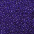 Perline di conteria verniciate blu cobalto trasparente per creazione gioielli fai da te - Blu Reale