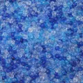Perline di vetro blu trasparenti per la creazione di gioielli fai da te e artigianato - Gamma di colori blu