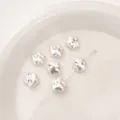 Perles en nacre acrylique en forme de fleur avec strass pour création de bijoux DIY - Fleur Strass Rose Et Clair