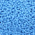 Premium 3mm light blue solid color painted seed beads for DIY jewelry making and crafts - 3mm 450g Approx. 15000pcs / Medium Blue
