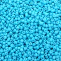 Vibrant 3mm sky blue lacquered seed beads for DIY jewelry making and craft projects. - 3mm 450g Approx. 15000pcs / Lake Blue