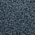 Dark grey 3mm solid lacquer glass seed beads for DIY jewelry and accessory making - 3mm 450g Approx. 15000pcs / Gray