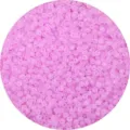 Small pink frosted seed beads for DIY necklace and bracelet jewelry making. - Noble Pink Purple