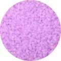 Frosted lavender purple glass seed beads for DIY jewelry making and craft projects - Lilac Purple