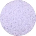Frosted lavender seed beads for DIY jewelry making and handmade beadwork accessories - Light Purple