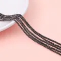 Perle di vetro piatte sfaccettate galvanizzate per creazione di gioielli fai da te e hobby - Canna di Fucile