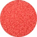 Frosted pink coral micro seed beads for DIY jewelry making and handmade accessory crafts - Red