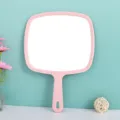 Large pink handheld makeup mirror with hanging hole for professional beauty salon makeup - Paper Box / 23*32.5cm / Pink