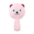 Cute pink plush bear shaped hand mirror for student portable creative makeup use - 8x14.5cm / Blue-Eyed Bear