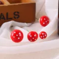 Vibrant red miniature foam mushrooms with white dots for DIY micro landscape garden decor - A2-17 Simulation Mushroom 2cm / Red