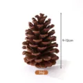 Natural brown pine cone Christmas decoration for DIY wreath, height 9-12cm and weight 36g - Height 9-12cm / American Pine 9-12cm