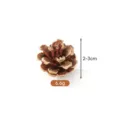 Small natural dried pinecone measuring 2-3cm for DIY Christmas garland craft accessories - 2-3cm / Chinese Pine Cones 2-3cm