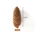 Natural brown pine cone for Christmas DIY decoration, length 4-6cm, weight 6.6g. - 46cm / Spruce Pine