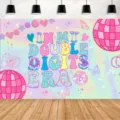 In My Double Digits Era verjaardag fotografie achtergrond voor meisjes feest - Stijl met Twee Cijfers (SBJ-003) / 95x75cm