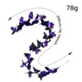 200 cm Paarse kunstmatige rozenrank slinger voor Halloween feest plafond decoratie - Paars