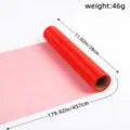 Red tulle roll 28cm x 457cm for wedding party and flower packaging decoration - Red