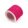Fil de jade rose de taille 72 de haute qualité pour la fabrication de bijoux DIY - Rose rouge