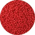 Vibrant 4mm red painted glass seed beads for DIY jewelry making necklaces and bracelets - 4mm (Hole Size approx. 1mm, 10g/Pack, approx. 155 Pcs) / Bright Red