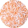 4mm peach and creamy white painted glass seed beads for DIY jewelry craft making - 4mm (Hole Size approx. 1mm, 10g/Pack, approx. 155 Pcs) / Snow Bud Series