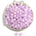 Purple starry sky resin beads with cat eye effect for DIY bracelet and necklace jewelry - Purple