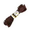 Bruin zigzag polyester golvend lint voor doe-het-zelf naaien en kledingaccessoires - 8mm 15 Yards/Verpakking / koffiekleur
