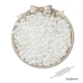 6x9mm white ABS irregular faux pearl beads for DIY earring and jewelry craft making - Cream White 20g/Pack / Style 01 6x9mm / Approx. 190 Pcs