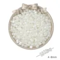 Irregular cream white ABS imitation pearl beads for DIY jewelry, 4-8mm size - Cream White 20g/Pack / Style 02 Mixed 4-8mm / Approx 170-180 Pcs Uneven Sizes