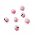 Petites clochettes en fer rose pour la création de bijoux et de projets créatifs - 10 Pièces/Paquet (22mm) / Rose