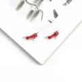 Colgante de zapato de tacón alto en esmalte rojo para joyas y bolsos DIY - Estilo de Tacones Altos 2 (BJI1076)